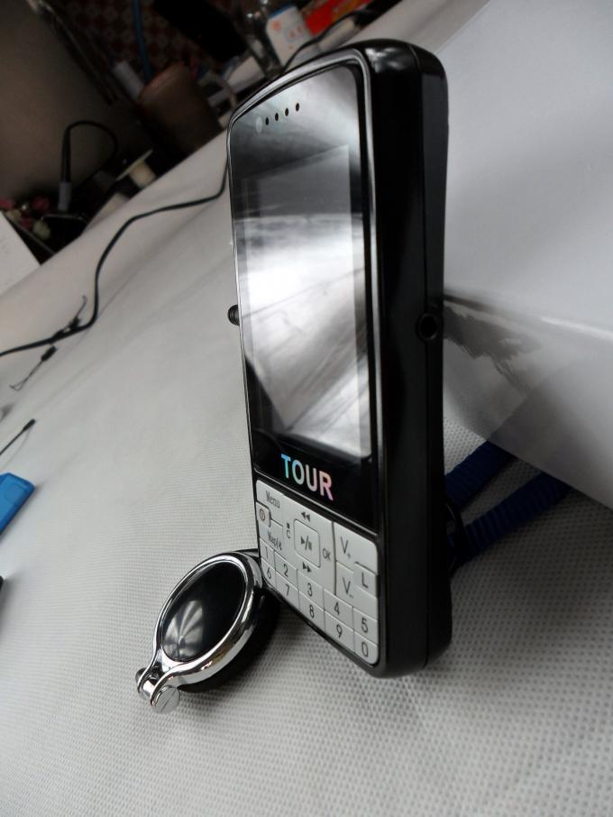automatisches System des Reiseführer-007B mit LCD-Bildschirm, schwarzes Reiseführer-Mikrofon-System