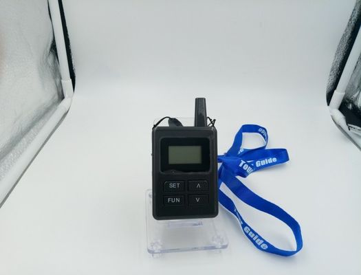 Praktisches Ohr E8 - hängender Bluetooth-Reiseführer-System-Übermittler und Empfänger