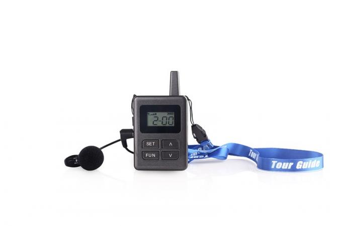 Praktisches Ohr E8 - hängender Bluetooth-Reiseführer-System-Übermittler und Empfänger