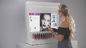 Anzeigen-Video mit Berührungseingabe Bildschirms Digital wechselwirkende kundengebundenes Anzeige für den Einkauf